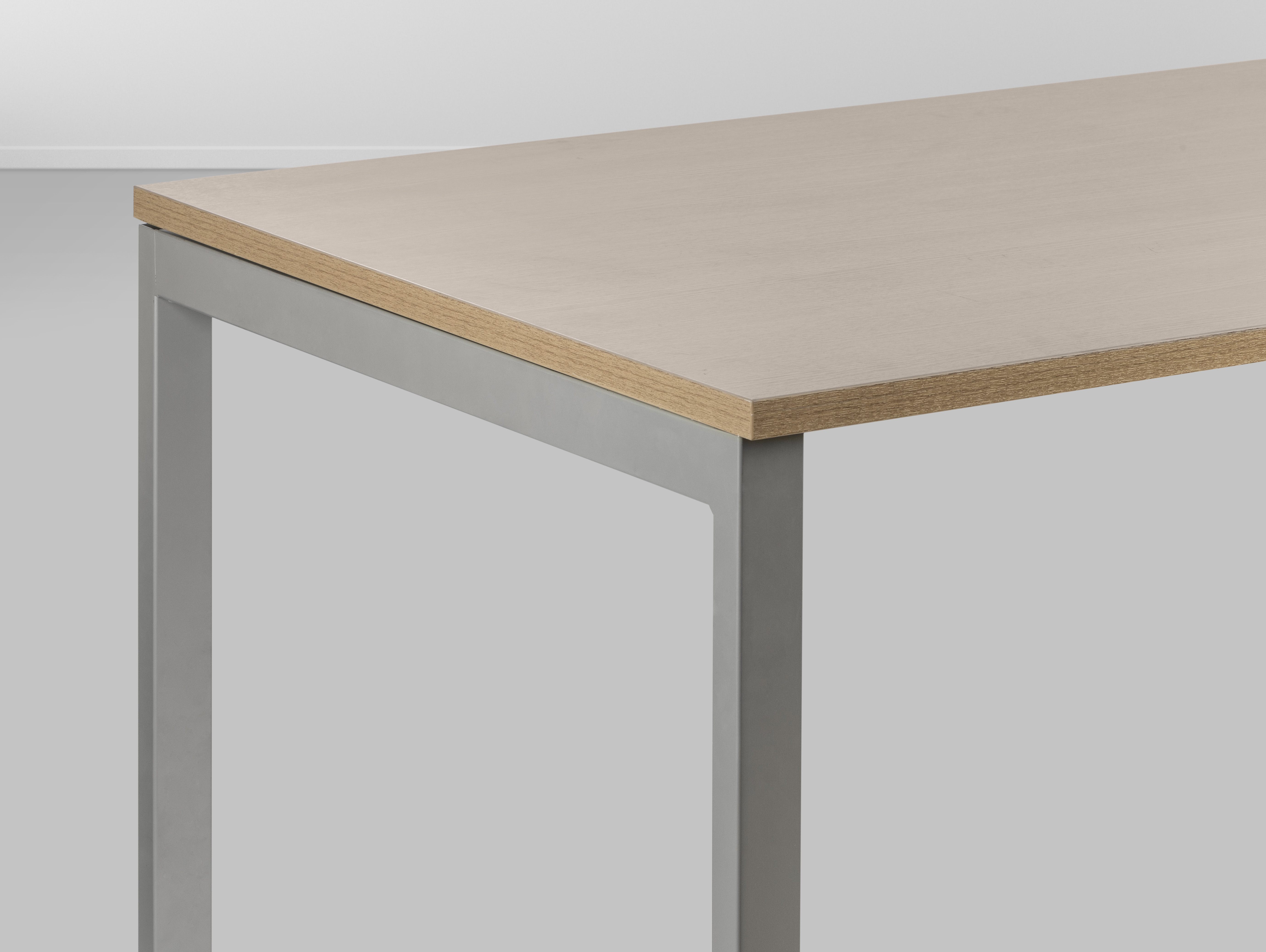 Mesa Figueira Retangular Pe Externo - Carvalho Avela/ Champagne L:1,4 P:0,8