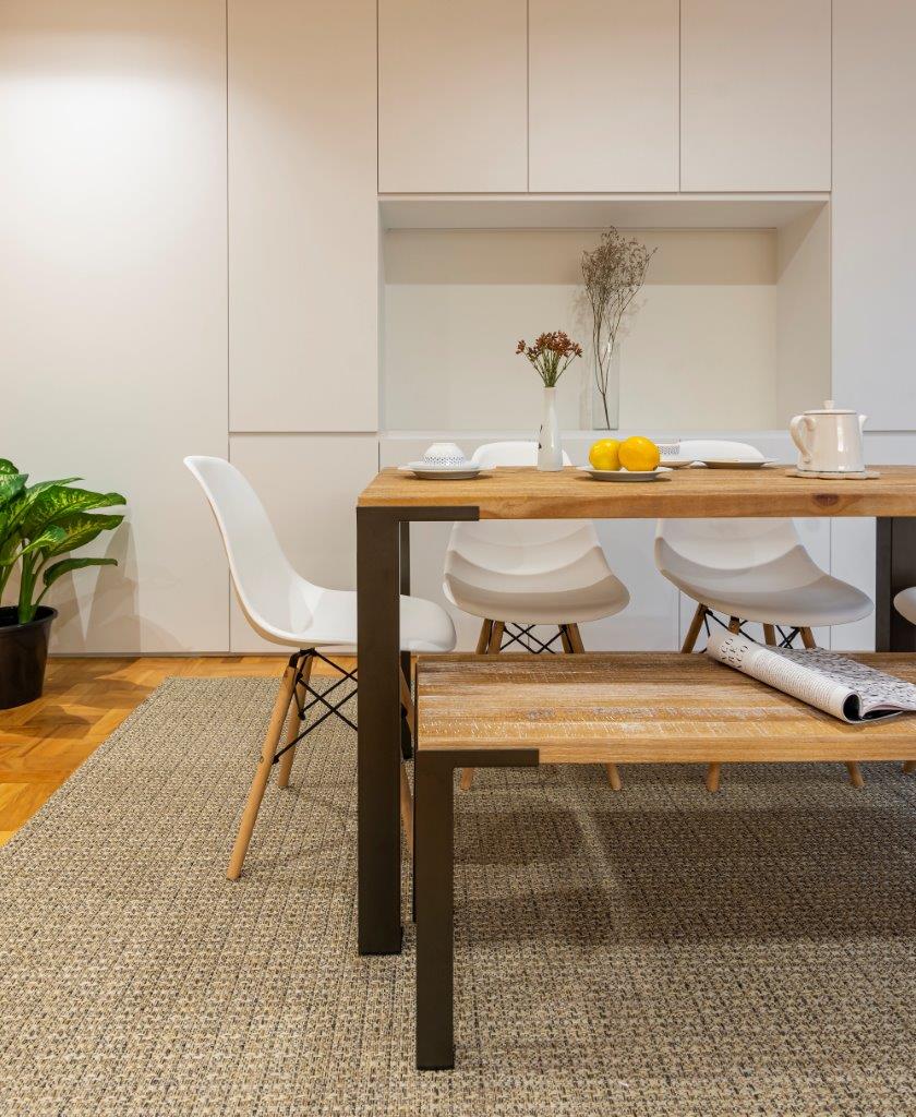 Banco Acai - Amadeirado/Preto L:1,20 P:0,33 A:0,46