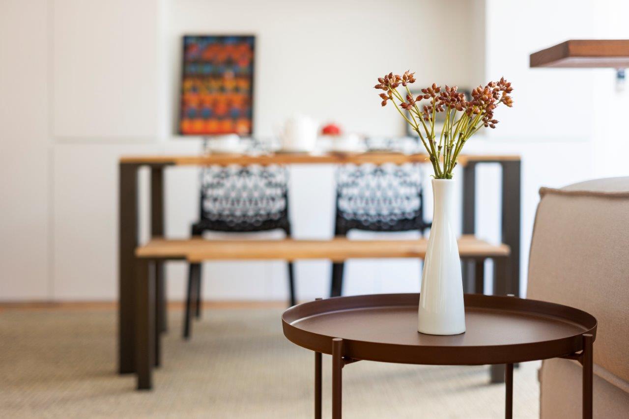 Mesa Lateral Brauna - Marrom D:0,32 A:0,56