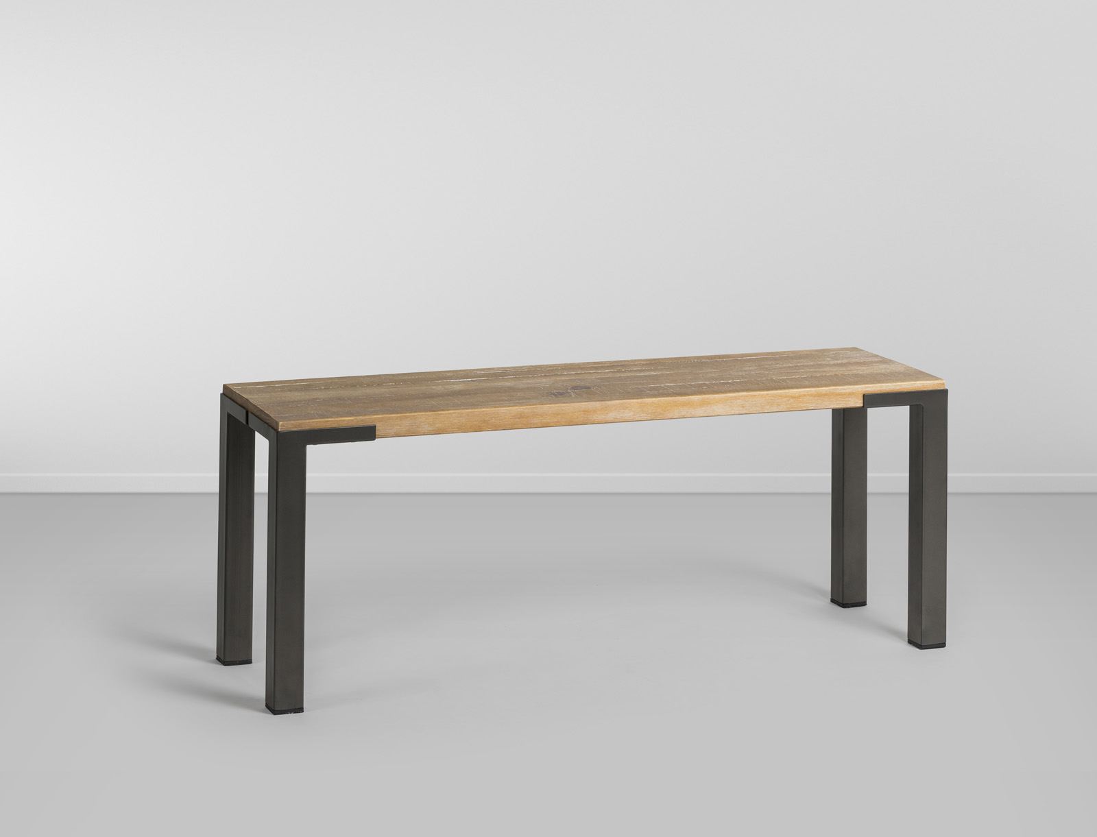 Banco Acai - Amadeirado/Preto L:1,20 P:0,33 A:0,46