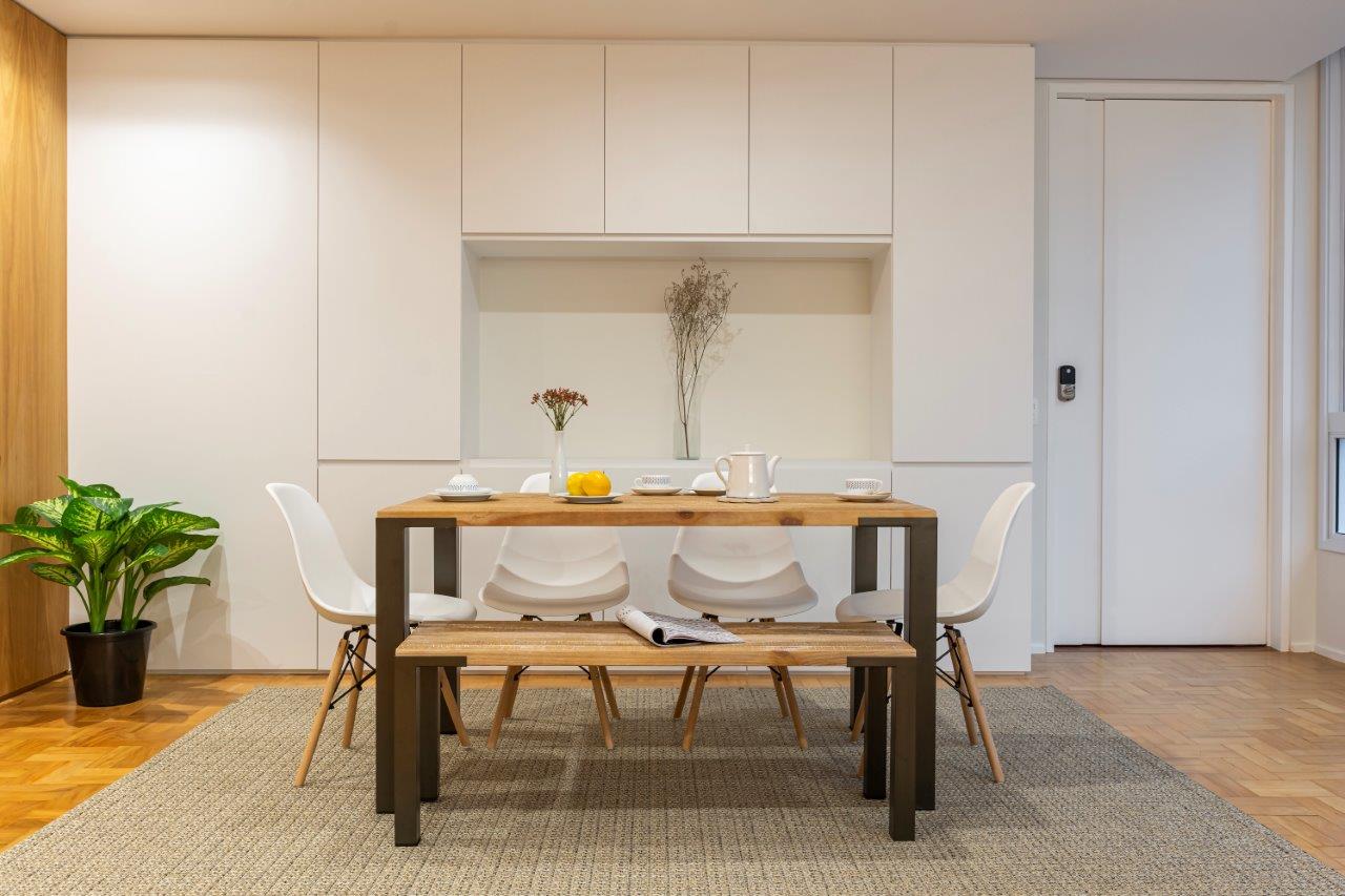 Banco Acai - Amadeirado/Preto L:1,20 P:0,33 A:0,46