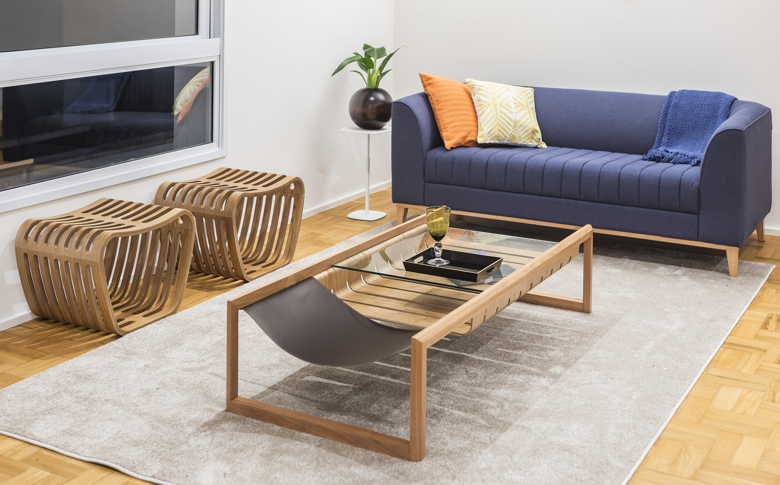 Banco Costela de Adao - Amadeirado L:0,55 P:0,45 A:0,42