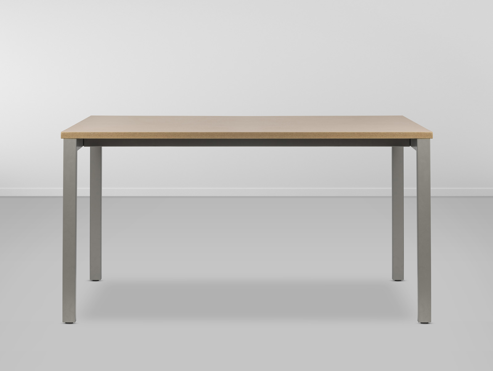 Mesa Figueira Retangular Pe Externo - Carvalho Avela/ Champagne L:1,4 P:0,8