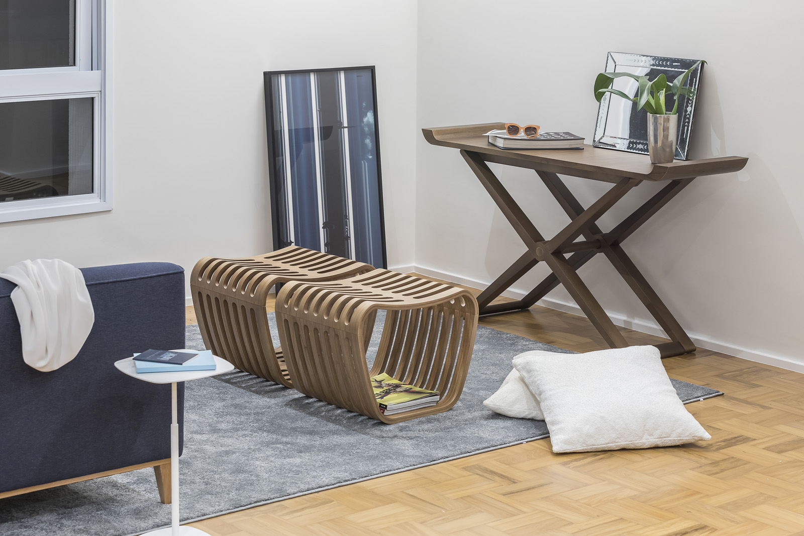 Banco Costela de Adao - Amadeirado L:0,55 P:0,45 A:0,42