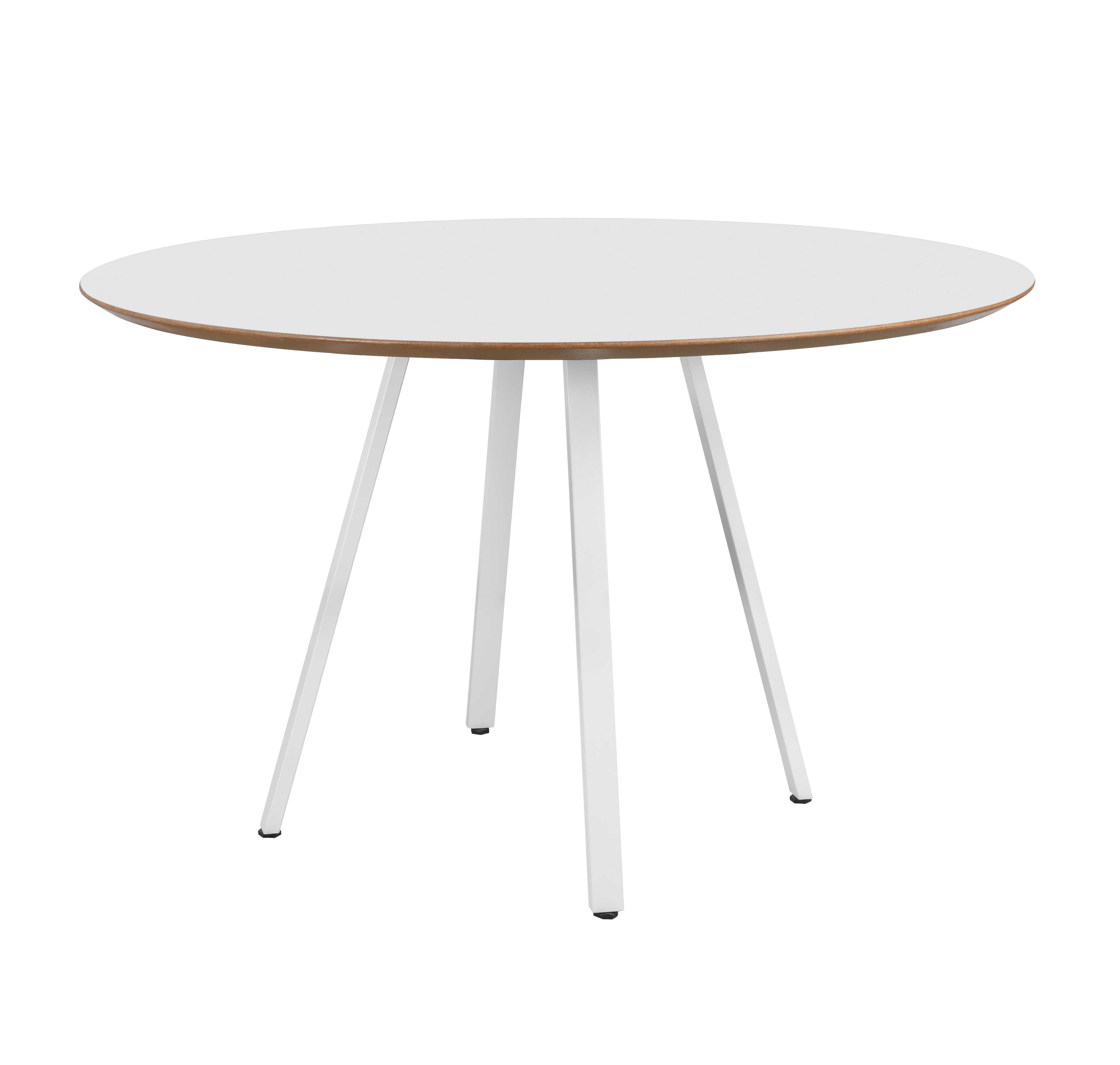 Mesa Eucalipto Redonda - Branco/ Branco L:1,2 P:1,2