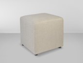 Puff Cubo - Off White L:0,45m P:0,45m