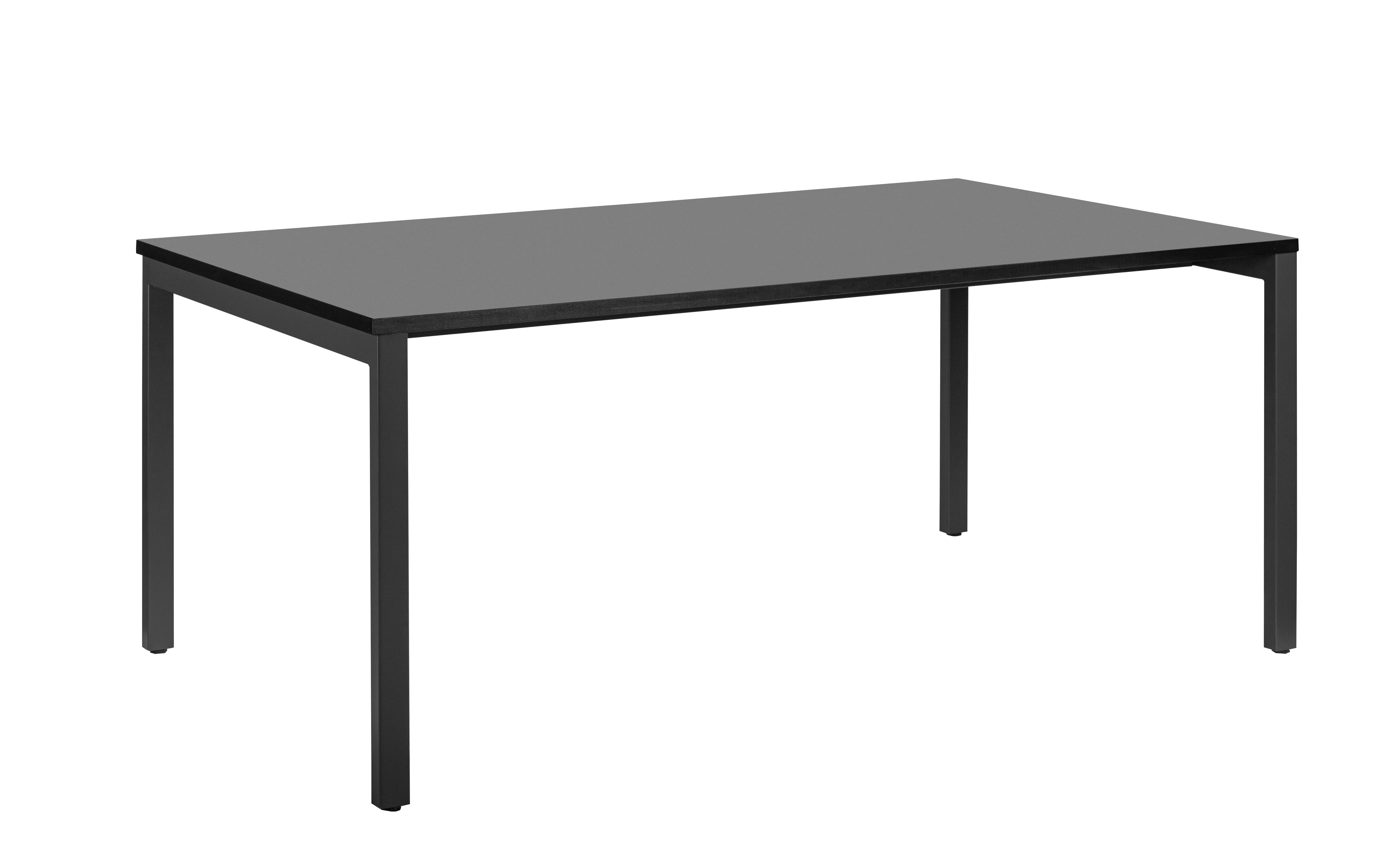 Mesa Oliveira Retangular Pe Externo- Preto/ Grafite L:1,8 P:0,9