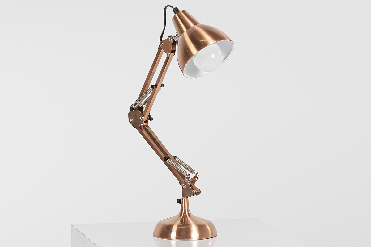 Luminaria Mesa Office Tupi - Cobre