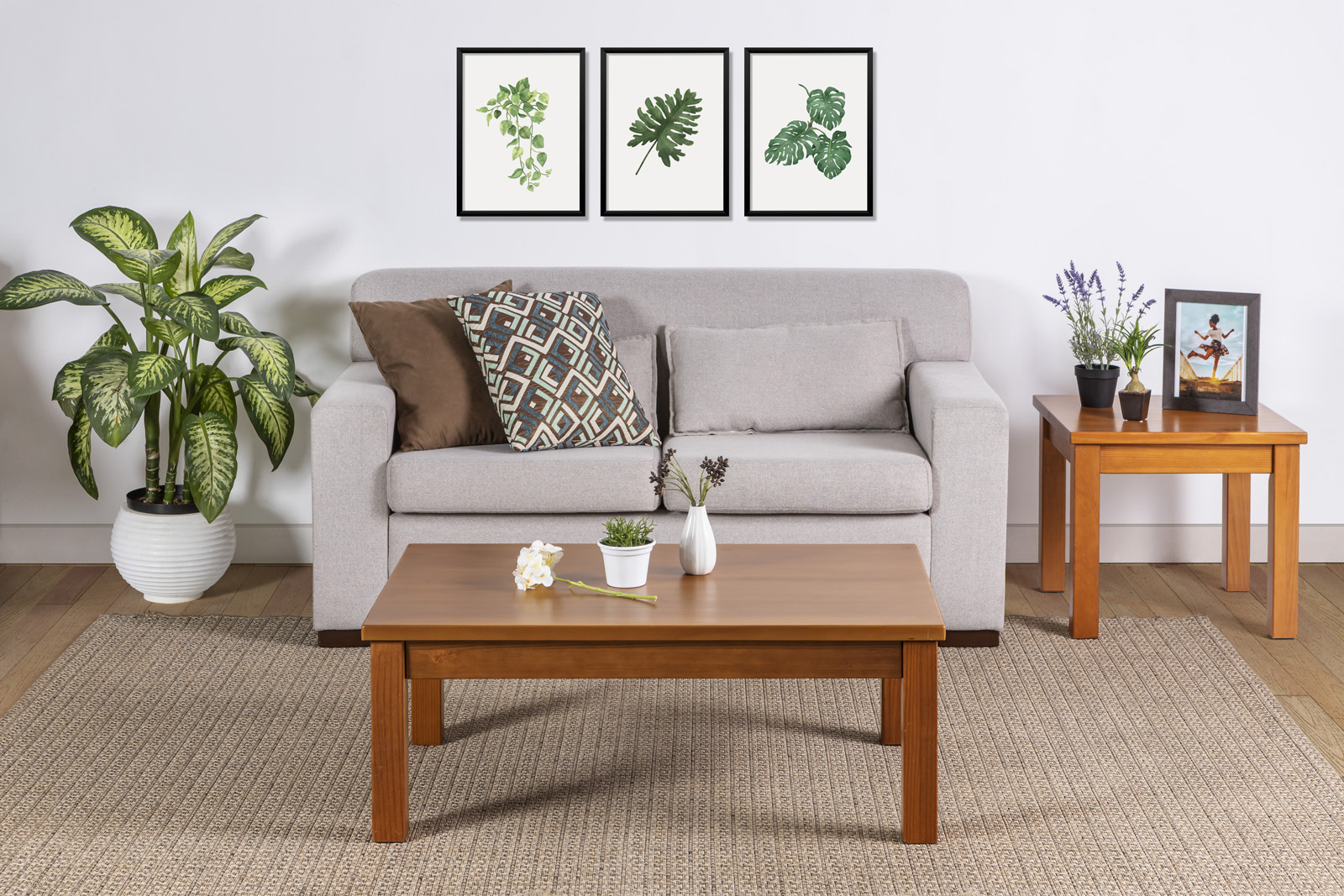 Sofa Trianon - Cinza L:1,7m