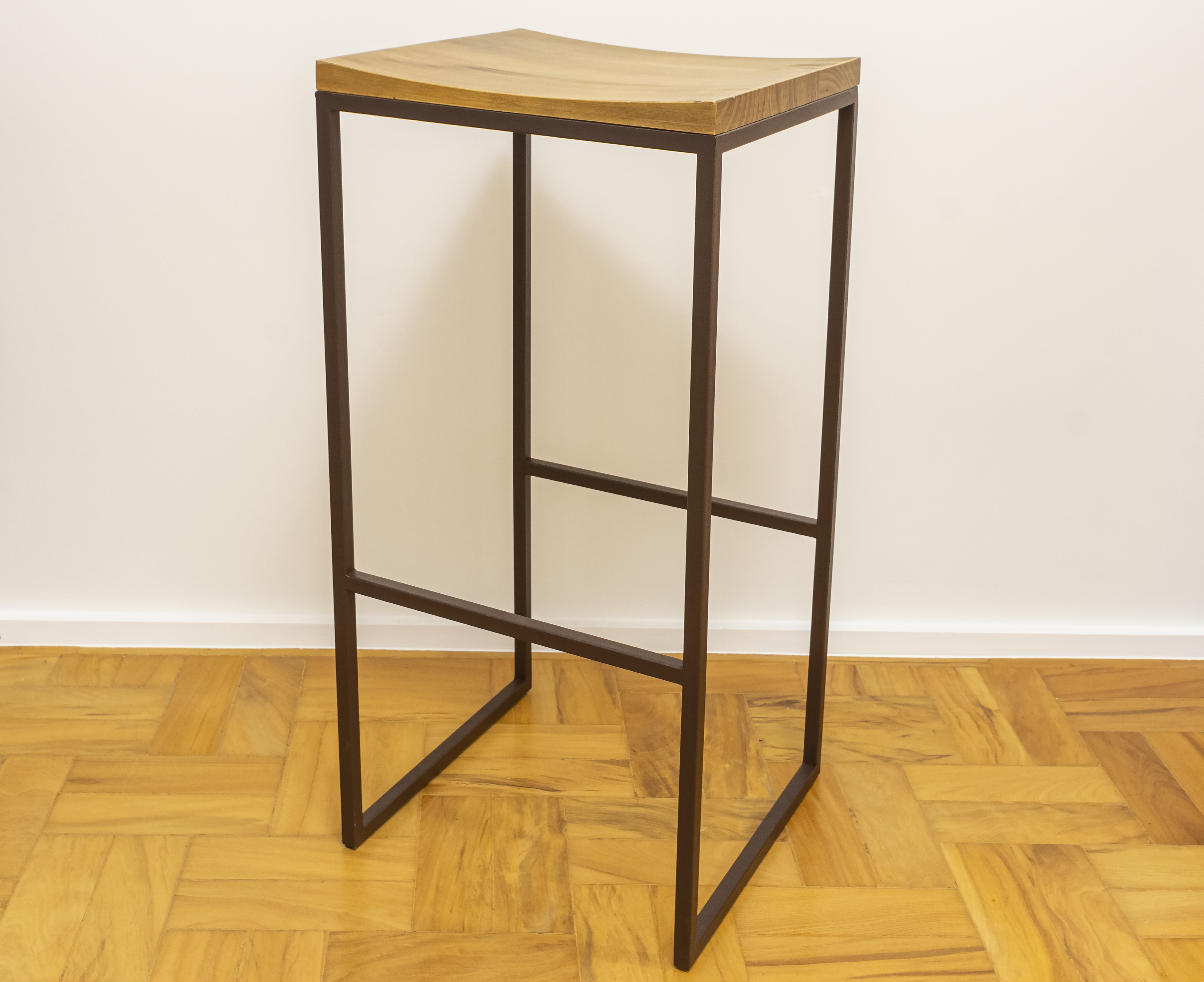 Banqueta Amarilis S/ Encosto - Amadeirado A:0,72