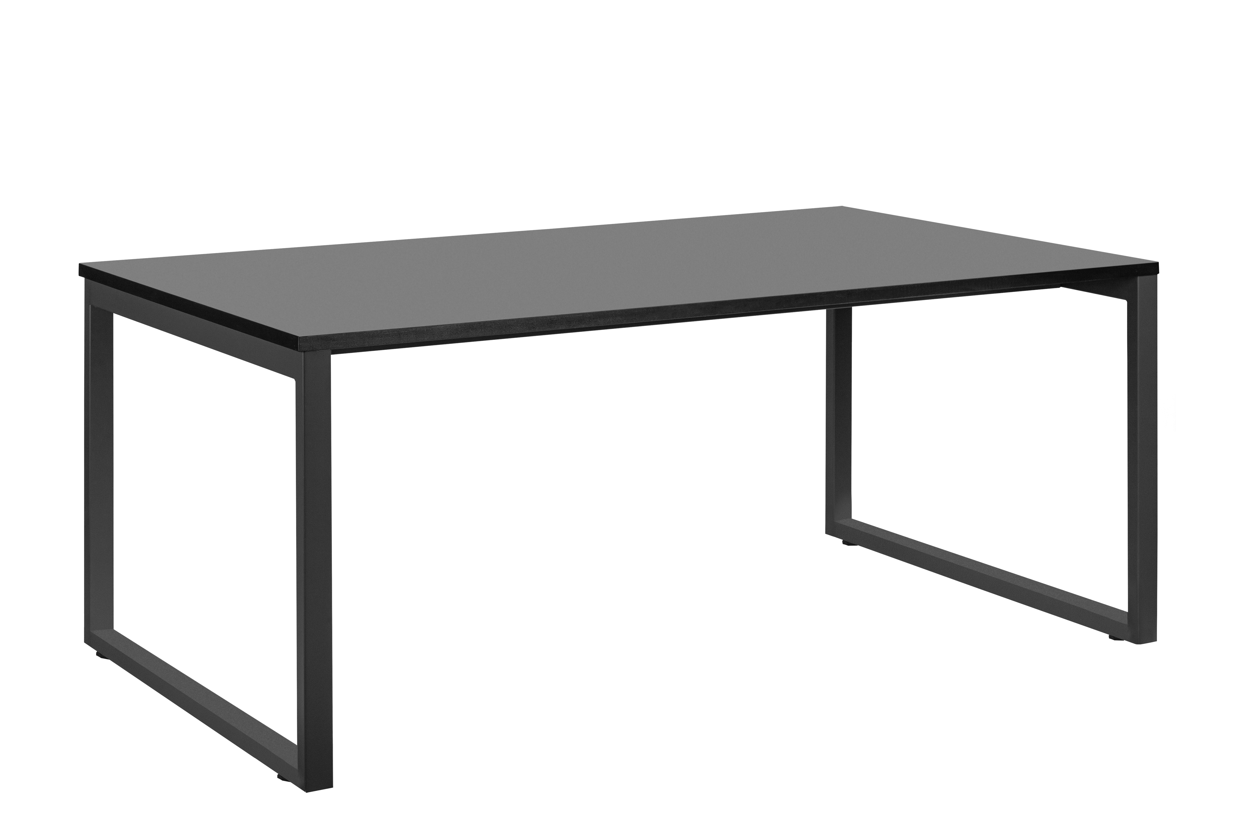 Mesa Oliveira Retangular Pe Quadro - Preto/ Grafite L:1,4 P:0,8